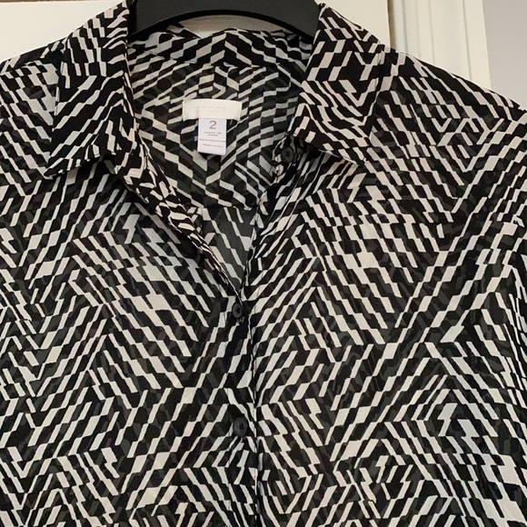 Chico’s ladies blouse size 2 - Picture 6 of 8